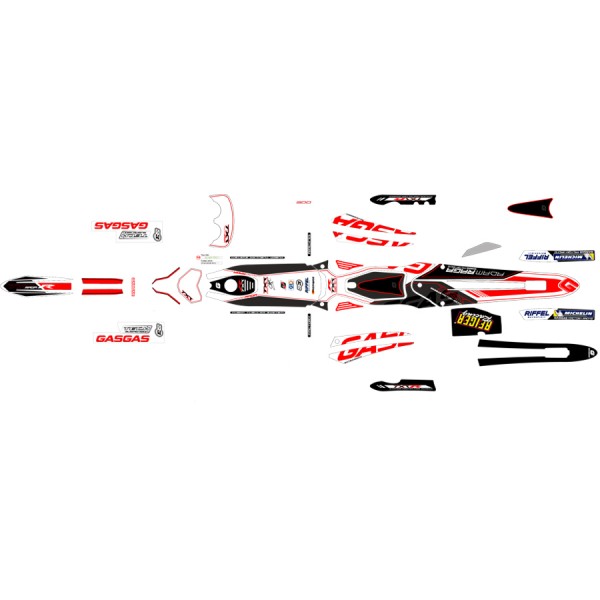 Kit Adesivi Completo  Gas Gas RAGA 2012